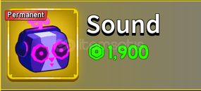 Blox Fruits Permament Sound 