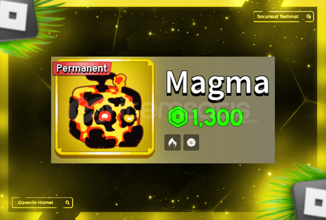⚡ Permanent Magma Blox Fruit |✅ Hızlı! ⚡ Permanent Magma Blox Fruit |✅ Hızlı!