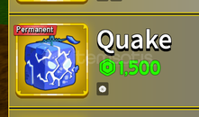 ⚡ PERMANENT QUAKE | BLOX FRUİT 