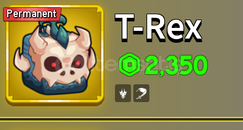 ⚡ PERMANENT TREX | BLOX FRUİT 