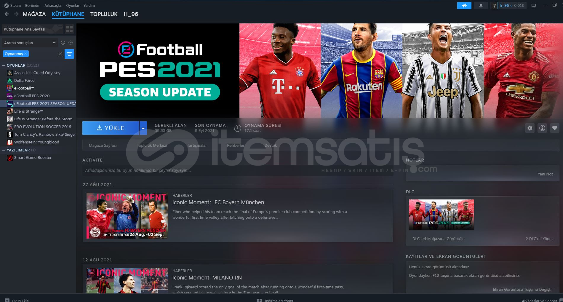 PES/19 20 21 ASSASIN CREED VS DOLU E POSTALI PES/19 20 21 ASSASIN CREED VS DOLU E POSTALI