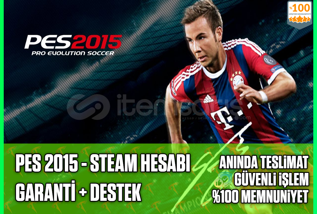 ⭐️☘️Pes 2015 Steam❤️Garanti & Sorunsuz❤️ ⭐️☘️Pes 2015 Steam❤️Garanti & Sorunsuz❤️