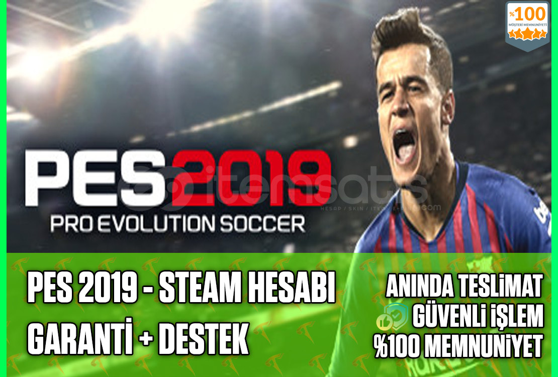 ⭐️☘️Pes 2019 Steam❤️Garanti & Sorunsuz❤️ ⭐️☘️Pes 2019 Steam❤️Garanti & Sorunsuz❤️