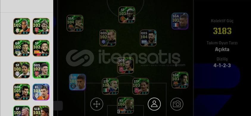 Pes 3180 Üstü hesap