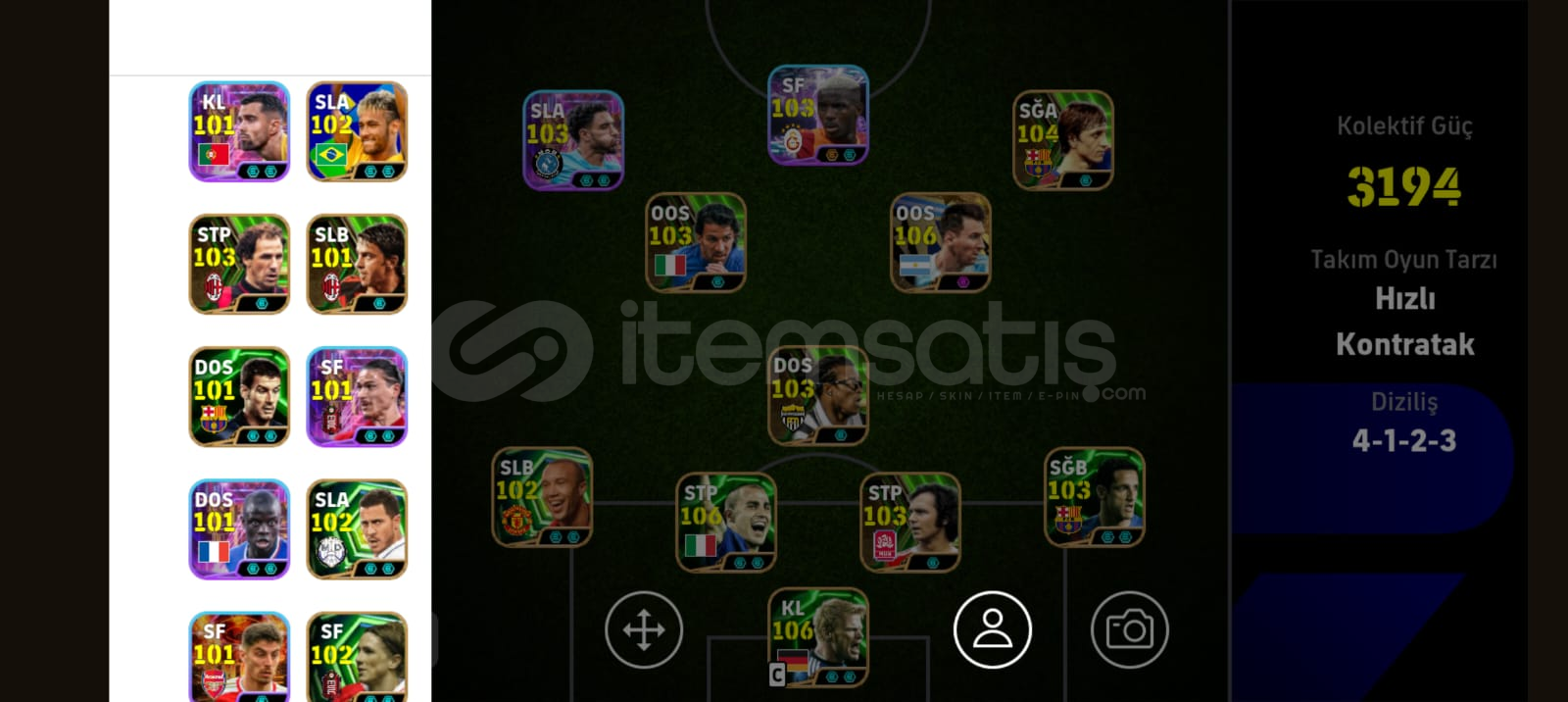 PES 3194 KOLEKTİF GÜÇLÜ HESAP! PES 3194 KOLEKTİF GÜÇLÜ HESAP!