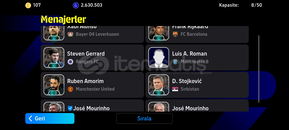 Efootball Pes Bol Epicli+Show Time Efsane hesap