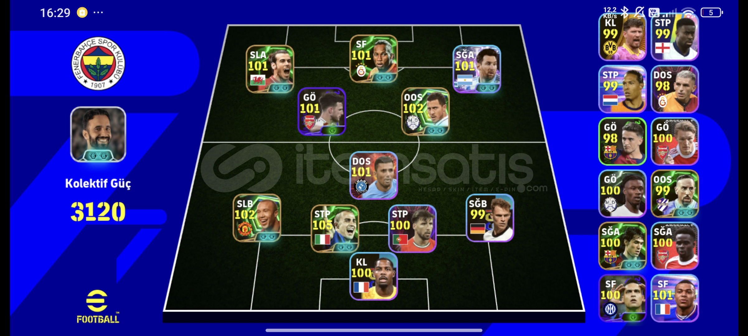 Pes cannavarolu hesap Pes cannavarolu hesap
