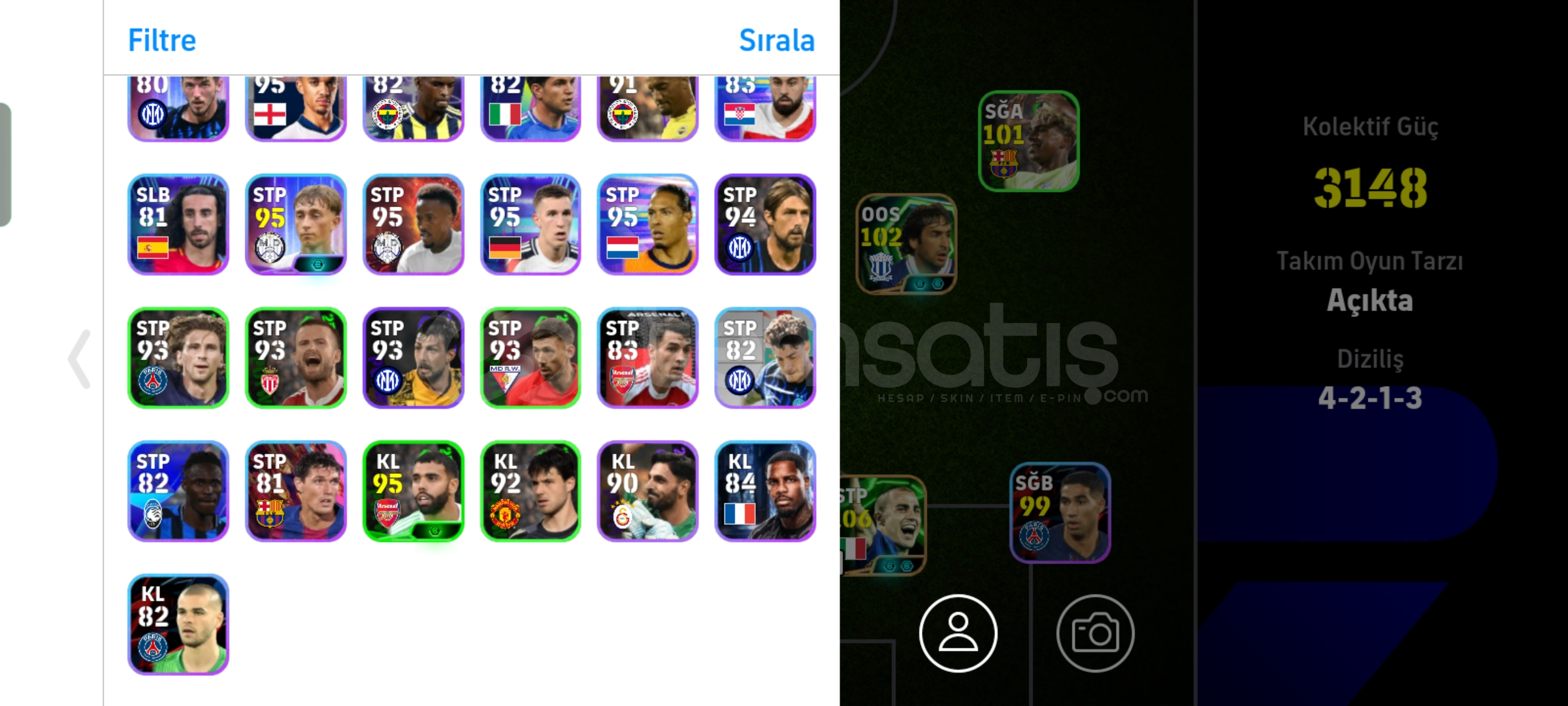 Pes garanti hesap uygun fiyatta Pes garanti hesap uygun fiyatta