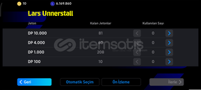 Pes hesabı dolu ve uygun fiyat