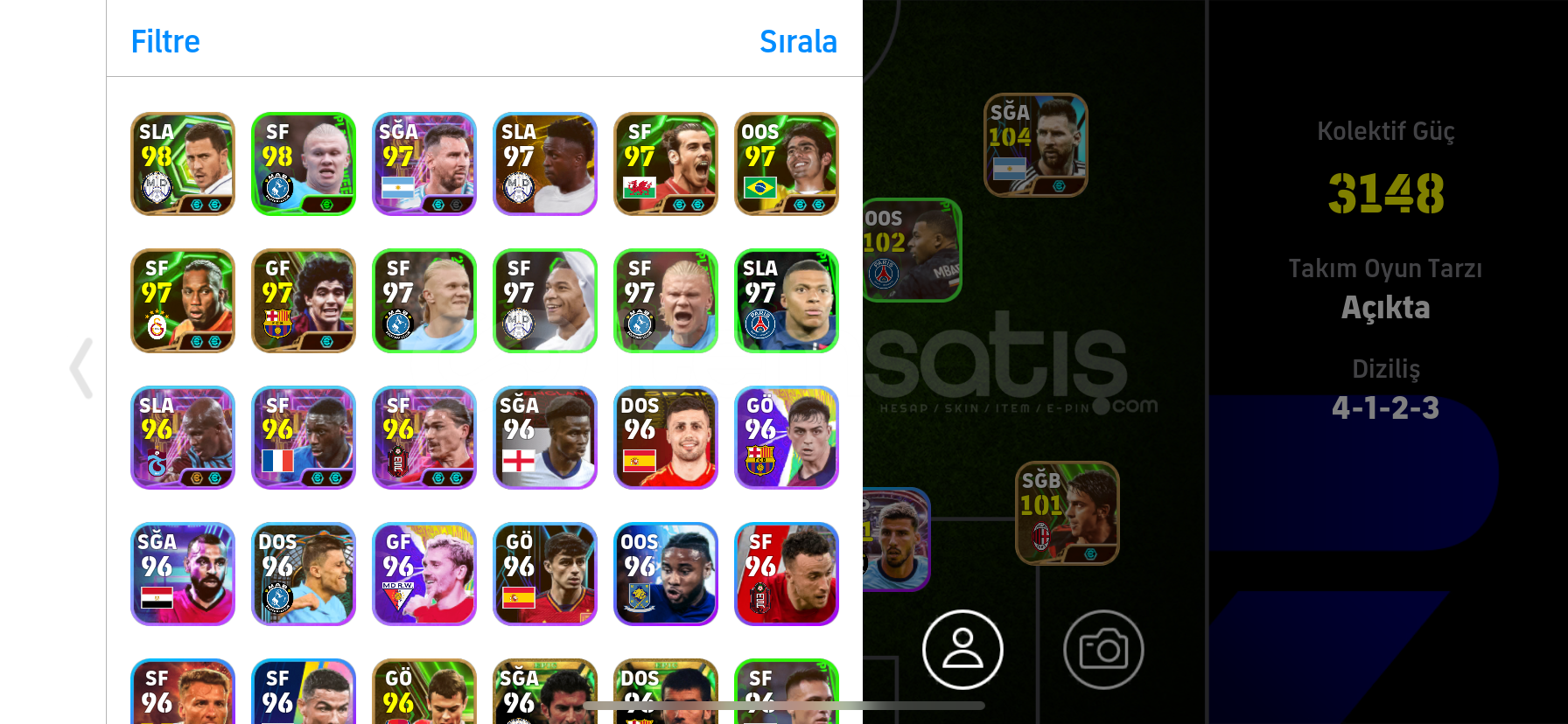 Pes hesabı ucuza Pes hesabı ucuza