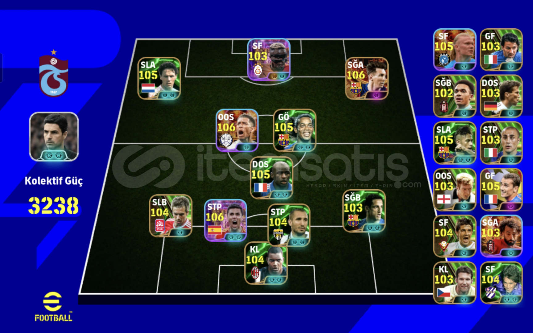 Pes mobil hesap