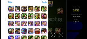 Pes mobil mainlik hesap