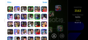 Pes Mobile 3160 Güç Hesap