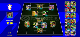 Pes Mobile 3220 Takım gücü
