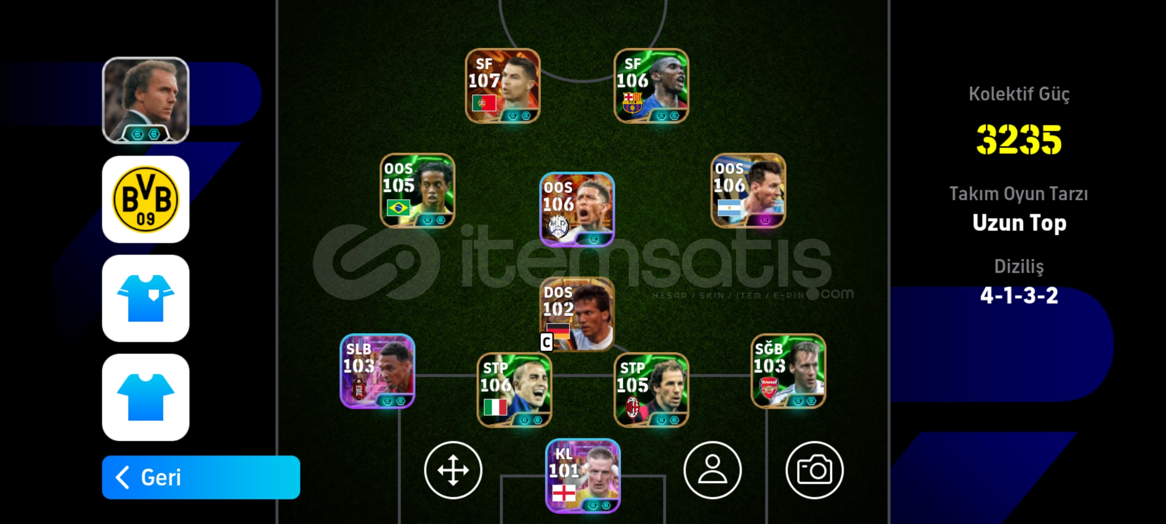 Pes mobile tek bağ 3240 Pes mobile tek bağ 3240