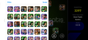 PES SİTENİN EN İYİ VE EN UYGUN HESABI KG 3297