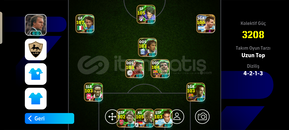 Pes üç bombacı 3210 olan full hesap 