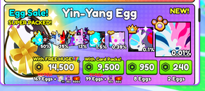 Pet Sim 99 Yin Yang Egg 2