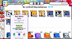  Pet Simulator 99 10 adet normal huge pet