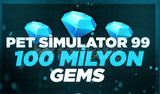 pet simulator 99 100m gem