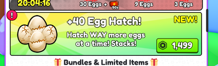 Pet Simulator 99 : +40 Egg Hatch
