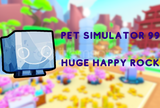 Pet Simulator 99 Huge Happy Rock Bonus+Agility