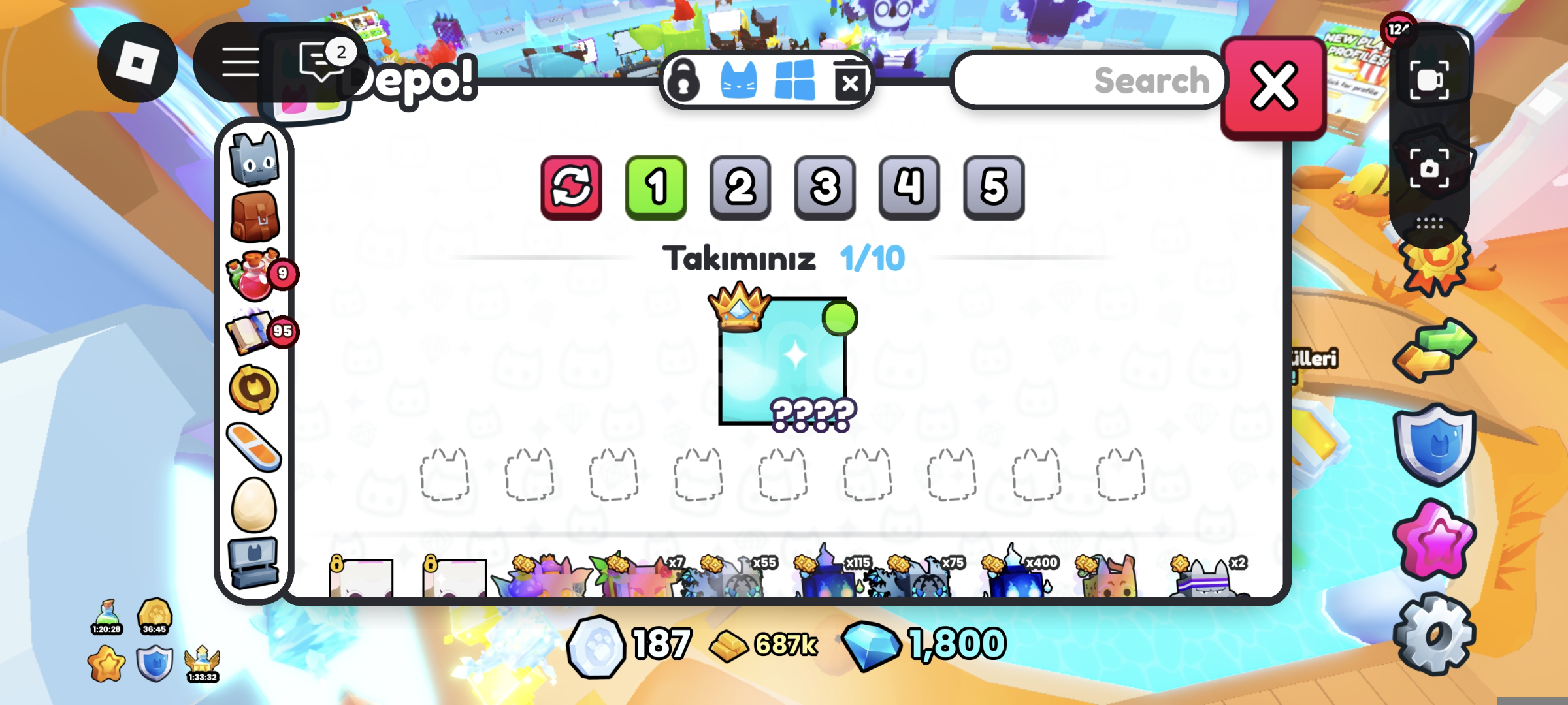 Pet simulator 99 titanic