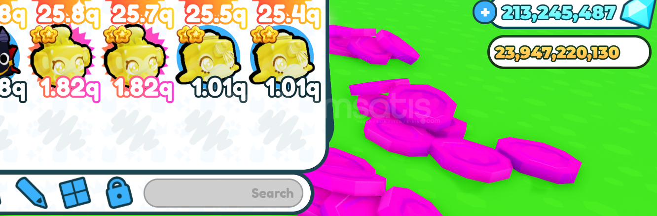 PET SIMULATOR X 213M GEMS + 1.82Q LIK 2 IKI PET PET SIMULATOR X 213M GEMS + 1.82Q LIK 2 IKI PET