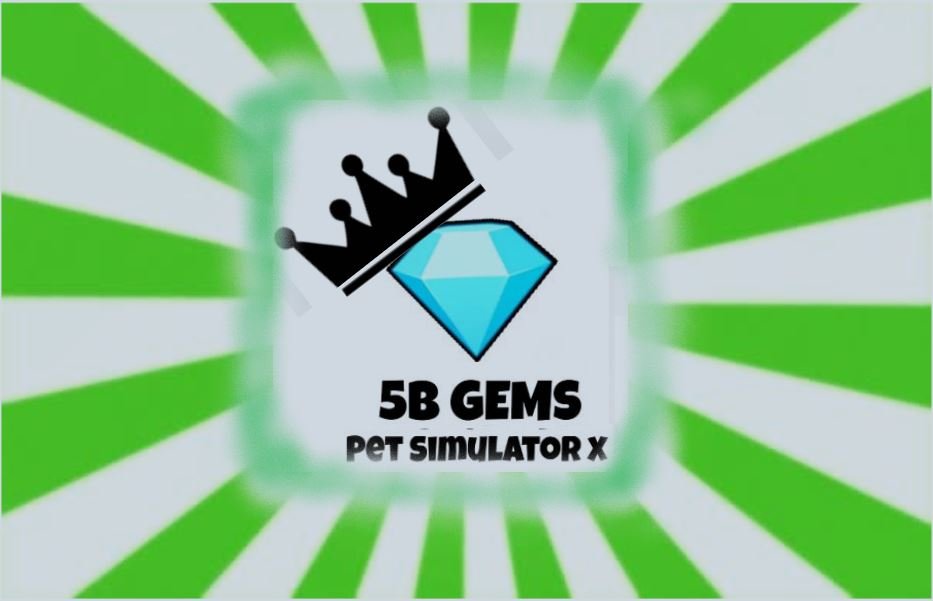 Pet Simulatör X 5 B Gems