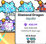 PETS GO 1/475M DIAMOND DRAGON (aciklamayi oku)