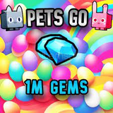 ⭐PETS GO⭐ 1 M GEMS -ANINDA TESLİMAT