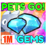 ⭐PETS GO⭐ 1 M GEMS -HIZLI TESLİMAT