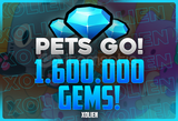 ⭐️ STOK VAR! PETS GO 1.6M GEM ÇOK HIZLI TESLİM