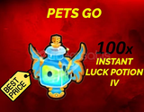 ✅ PETS GO 100X ADET INSTANT LUCK POTION IV ✅