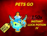 ✅ PETS GO 150X ADET INSTANT LUCK POTION IV ✅