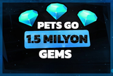 ⭐Pets Go 1.5M Gems | Güvenli⭐