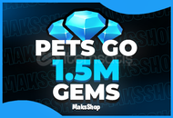 ⭐Pets Go 1.5M Gems + Yanında 1M PET⭐