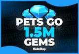 ⭐Pets Go 1.5M Gems + Yanında 1M PET⭐