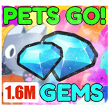 ⭐PETS GO⭐ 1.6 M GEMS -TESLİMAT