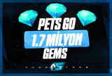 ⭐Pets Go 1.7M Gems | Güvenli⭐