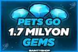 ⭐Pets GO! 1.7M Gems | Hızlı Teslimat✅