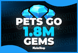 ⭐Pets Go 1.8M Gems + Yanında 1M PET⭐