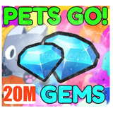 ⭐PETS GO⭐ 20 M GEMS -HIZLI TESLİMAT