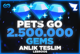 ⭐ PETS GO 2.5M GEMS | En Hızlı ve Güvenli⭐