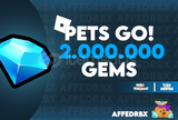 ⭐ PETS GO! | 2M GEMS