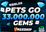 ⭐Pets GO! 33M GEMS⭐