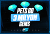 ⭐Pets Go 3M Gems | Güvenli⭐