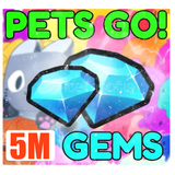 ⭐PETS GO⭐ 5 M GEMS -HIZLI TESLİMAT