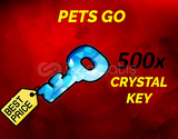 ☑️PETS GO 500X ADET CRYSTAL KEYS☑️