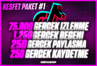 ⭐4X TİKTOK KEŞFET PAKETİ